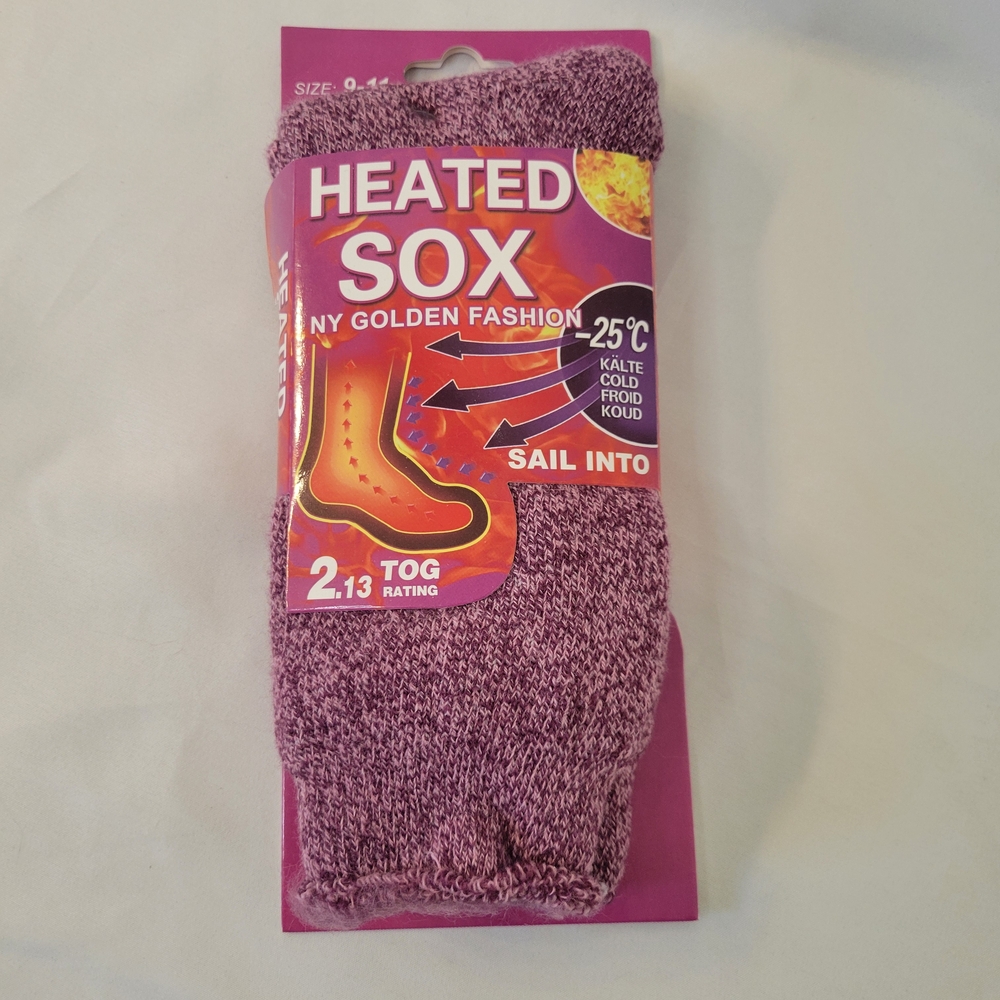 Heated Thermal Socks Size 9-11